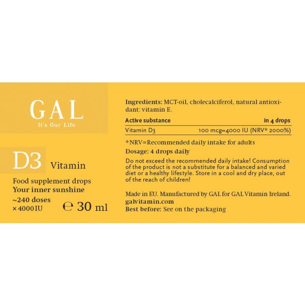 Vitamin D3 Drops